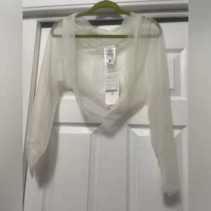 Brand new !!!  Ivory bridal shoulder wrap